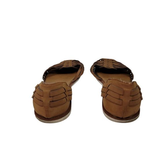 Nicole Huarache Westin Basket Weave Tan Slip On Shoes Size 6 - Picture 3 of 8